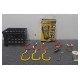 Rhino Label Maker, (6) Wall Hooks & More