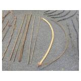 Antique Barbed Wire, Cable Pieces & Metal Box