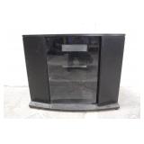 Black 3-Drawer Entertainment Center