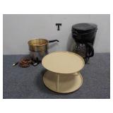 Sunbeam Coffee maker, Lazy Susan, & More