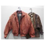 (2) Leather Jackets