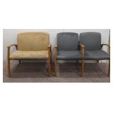 Cushioned Waiting Room Chairs