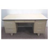 Large Heavy Metal Desk