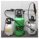 (3) Assorted Sizes Sprayers