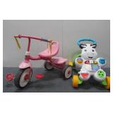 Radio Flyer Trike & Fisher Price Learn To Walk Toy