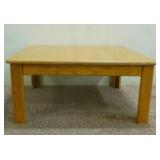 Light Oak Solid Square Coffee/Side Table