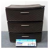 Sterilite 3 Drawer Stand and Exercise Bar