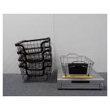 Dish Rack w/ Baskets & Sony 5-Disc Changer