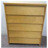 5-Drawer Wooden Dresser