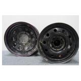 (3) Car Rims (Assorted Sizes)