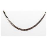 20 Inch Silver Box Chain; Grams 6.5