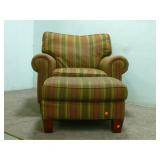 Oversized Colored Chair w/Matching Ottoman