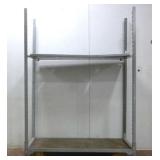 2 Tier Metal Storage Rack on Casters