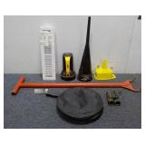Floor Diffuser, Flashlight, (2) Funnels & More