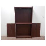 6 Tier Cherry Finish Bookshelf  36" x 11" x 70"
