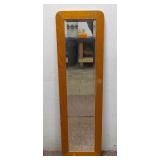 Wood Framed Mirror 14.5" x 50.5"