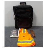 Eddie Bauer Black Rolling Suitcase and More