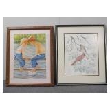 (2) Framed Prints by Ron Jenkins and Ivan Anderson