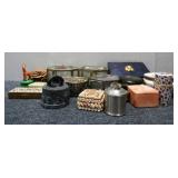 Assortment of Jewelry Boxes & Other Containers