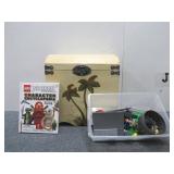 Palm Box w/ Ninjago Book & Legos