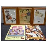 (2) Tin Signs "I Love Lucy" and "Barney Rubbles" +