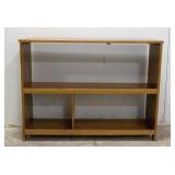 Wood Shelving Unit W/ Bottom Shelf Divider