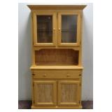 Light Oak 2pc. Buffet Cabinet