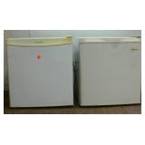 (2) White Mini Fridges