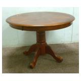Dark Cherry Round Dining Table 42" x 30"