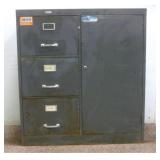 COLE Steel Metal Cabinet w/ 3 Drawers 1 Cabinet