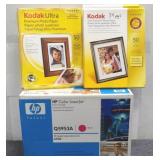 HP Laserjet Magenta Ink & Kodak Photo Paper