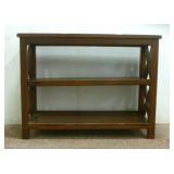 Dark Cherry Entry Table 39" x 15" x 30"