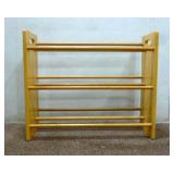 Light Oak Blanket Rack 31" x 26" x 12"
