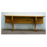 Soilid Light Oak Wall Shelf 4