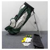 Ergonomix Golf Bag w/ 14 Balls and 16 Tees