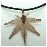 Natural Leaf Necklace