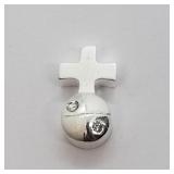 Sterling Silver CZ Pendant