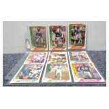 Assorted Football & Basketball Cards In Sleeves