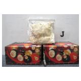 (2) Pool Chests and Assorted Lace Doily