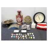 House Decor - Lamp Base, Clock, Flag, and More