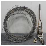 Come-Along & Barbed Wire