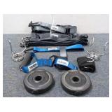 Workout Belts/Accessories and  2lb Weights