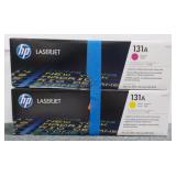 HP Laser Printer 131A Yellow & Magenta Ink Bundles