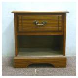 Dark Brown Side Table w/ Drawer