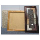 Pinboard w/ Wooden Frame, Metal Decor, & More
