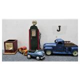 Model Cars & Gas Pump