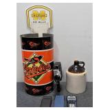 Orioles Trashcan, (3) Calculators, & More