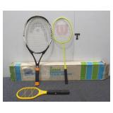 Badmitton Racquets & Bug Zapper Paddle