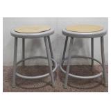 (2) Short School Stools