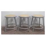 (3) Short School Stools